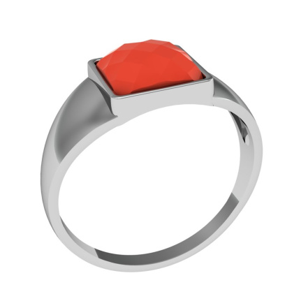 Кольцо из Серебра 925 Приволжский ювелир арт. 201406-KR, Родирование.