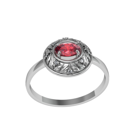 Кольцо из Серебра 925 Приволжский ювелир арт. 201546-FA11FA49, Родирование.