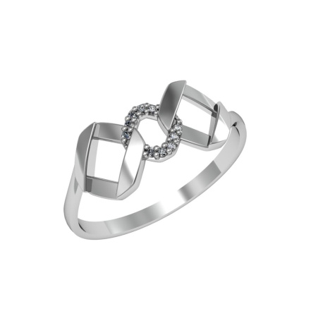 Кольцо из Серебра 925 Приволжский ювелир арт. 201548-FA11, Родирование.