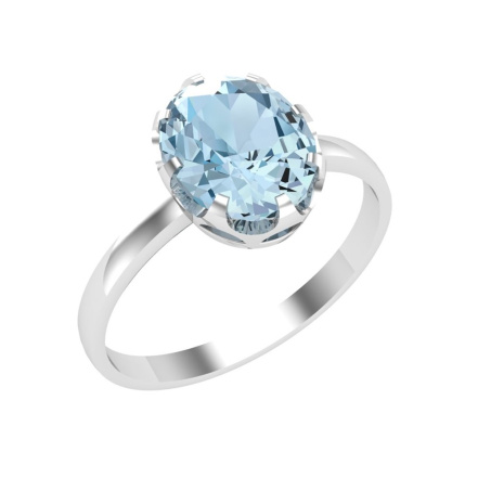 Кольцо из Серебра 925 Приволжский ювелир арт. 201569-KV15, Родирование.