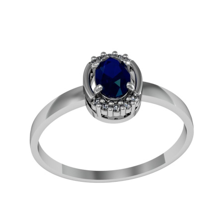 Кольцо из Серебра 925 Приволжский ювелир арт. 201599-FA11FA59, Родирование.