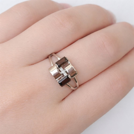 Кольцо из Серебра 925 Приволжский ювелир арт. 201622-FA11RT, Родирование.