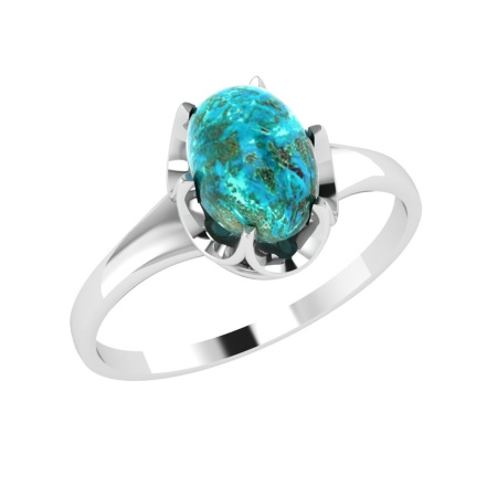 Кольцо из Серебра 925 Приволжский ювелир арт. 201717-HK, Родирование.