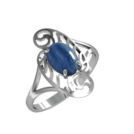 Кольцо из Серебра 925 Приволжский ювелир арт. 201723-KN, Родирование.