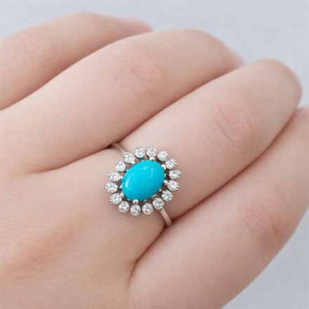 Кольцо из Серебра 925 Приволжский ювелир арт. 201724-BZFA11, Родирование.