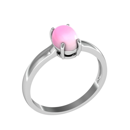 Кольцо из Серебра 925 Приволжский ювелир арт. 201725-KR46, Родирование.