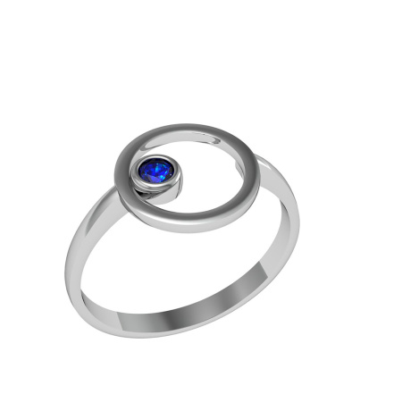 Кольцо из Серебра 925 Приволжский ювелир арт. 201747-FA59, Родирование.