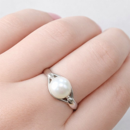 Кольцо из Серебра 925 Приволжский ювелир арт. 201764-ZM07, Родирование.