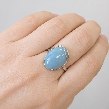 Кольцо из Серебра 925 Приволжский ювелир арт. 201808-ANFA11, Родирование.