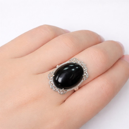 Кольцо из Серебра 925 Приволжский ювелир арт. 201815-AG73, Родирование.