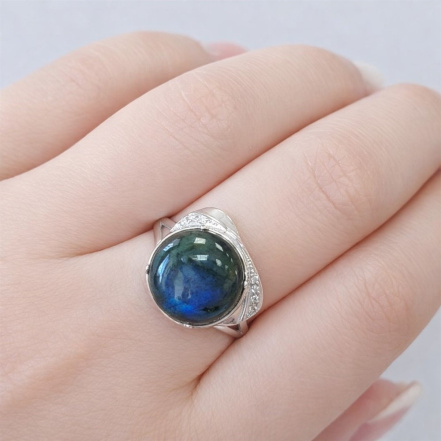 Кольцо из Серебра 925 Приволжский ювелир арт. 201834-FA11LB, Родирование.