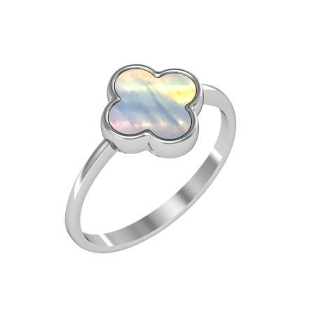 Кольцо из Серебра 925 Приволжский ювелир арт. 201852-PM, Родирование.