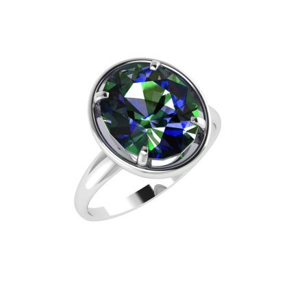 Кольцо из Серебра 925 Приволжский ювелир арт. 201853-GH30, Родирование.