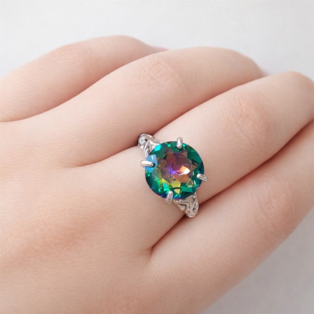 Кольцо из Серебра 925 Приволжский ювелир арт. 201858-FA11GH30, Родирование.