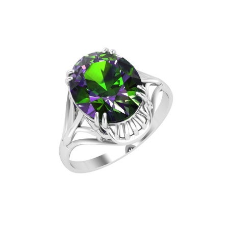 Кольцо из Серебра 925 Приволжский ювелир арт. 201859-GH36, Родирование.