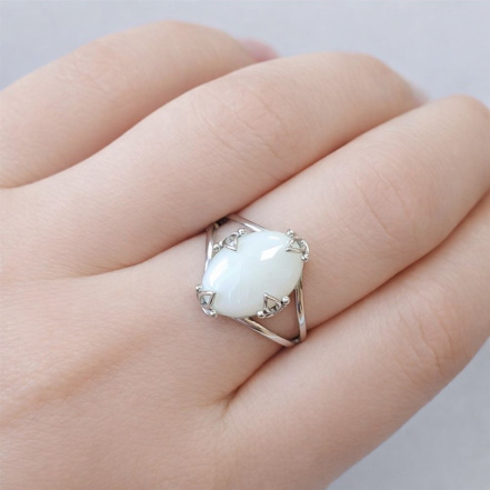 Кольцо из Серебра 925 Приволжский ювелир арт. 201876-PM07, Родирование.