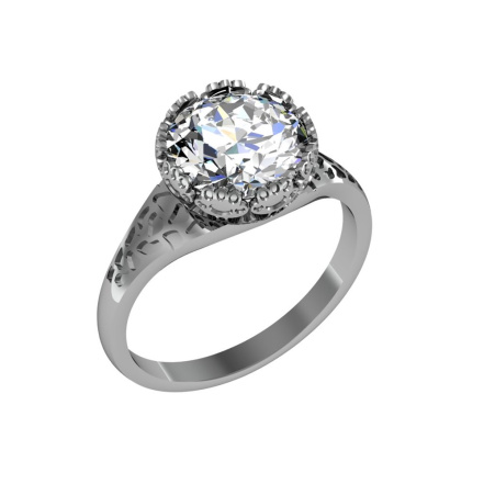 Кольцо из Серебра 925 Приволжский ювелир арт. 201956-FA11, Родирование.