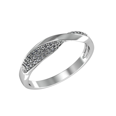 Кольцо из Серебра 925 Приволжский ювелир арт. 211028-FA11, Родирование.