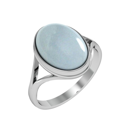 Кольцо из Серебра 925 Приволжский ювелир арт. 211057-AQ, Родирование.