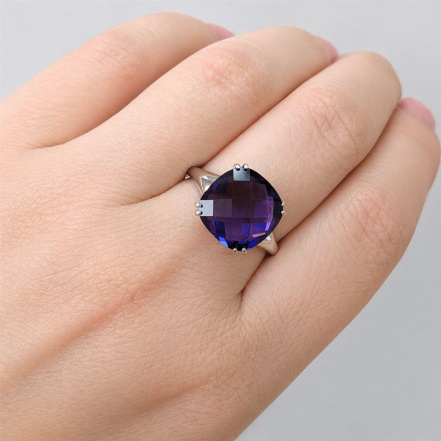 Кольцо из Серебра 925 Приволжский ювелир арт. 211066-FA67, Родирование.