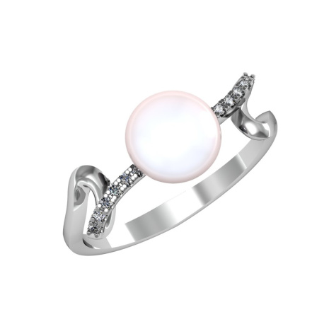 Кольцо из Серебра 925 Приволжский ювелир арт. 211094-FA11ZM07, Родирование.