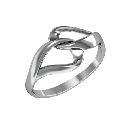 Кольцо из Серебра 925 Приволжский ювелир арт. 211102, Родирование.