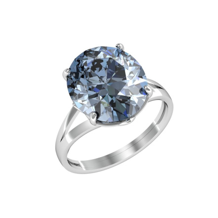 Кольцо из Серебра 925 Приволжский ювелир арт. 211105-GH55, Родирование.