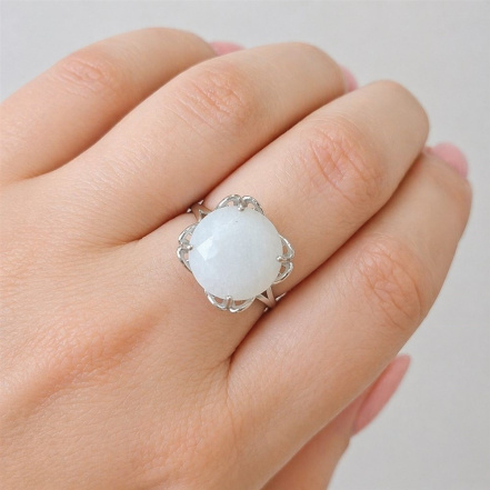 Кольцо из Серебра 925 Приволжский ювелир арт. 211114-NF07, Родирование.