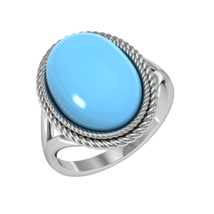 Кольцо из Серебра 925 Приволжский ювелир арт. 211136-BZ, Родирование.