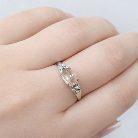 Кольцо из Серебра 925 Приволжский ювелир арт. 211138-FA11RK, Родирование.