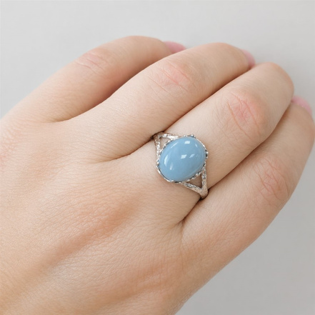 Кольцо из Серебра 925 Приволжский ювелир арт. 211143-AN, Родирование.