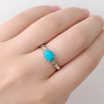 Кольцо из Серебра 925 Приволжский ювелир арт. 211161-BZ, Родирование.