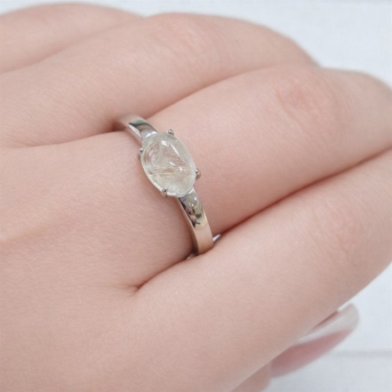 Кольцо из Серебра 925 Приволжский ювелир арт. 211161-RK, Родирование.