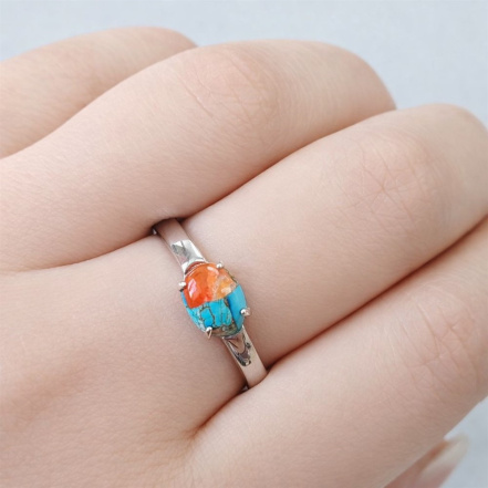 Кольцо из Серебра 925 Приволжский ювелир арт. 211161-UB, Родирование.