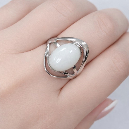 Кольцо из Серебра 925 Приволжский ювелир арт. 211162-NF07, Родирование.