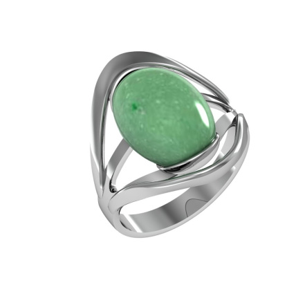 Кольцо из Серебра 925 Приволжский ювелир арт. 211162-NF, Родирование.