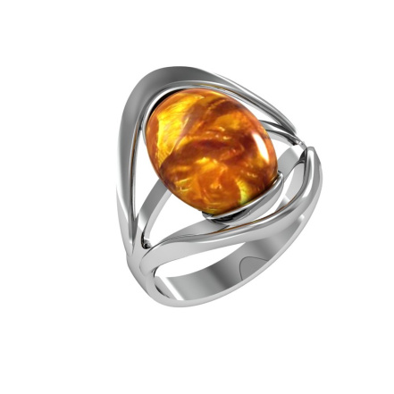 Кольцо из Серебра 925 Приволжский ювелир арт. 211162-YN, Родирование.