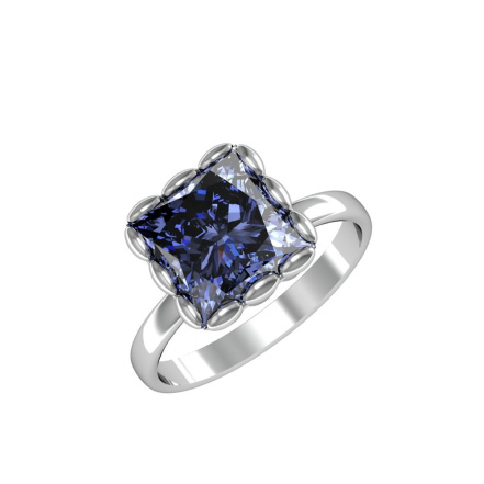 Кольцо из Серебра 925 Приволжский ювелир арт. 211243-GH55, Родирование.