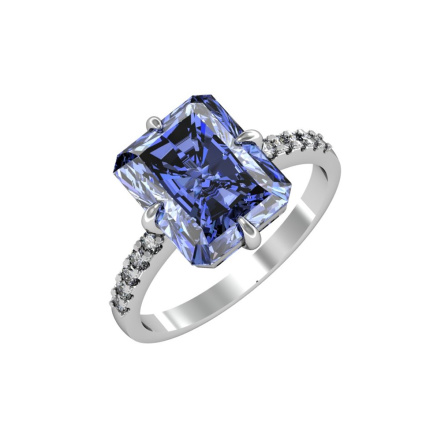 Кольцо из Серебра 925 Приволжский ювелир арт. 211246-FA11GH55, Родирование.