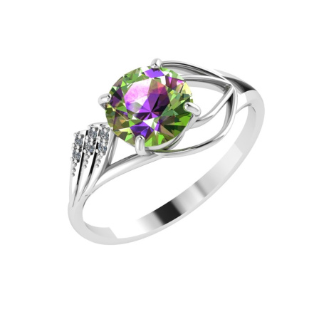 Кольцо из Серебра 925 Приволжский ювелир арт. 211256-FA11GH5, Родирование.