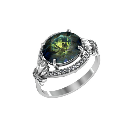 Кольцо из Серебра 925 Приволжский ювелир арт. 211257-FA11GH19, Родирование.