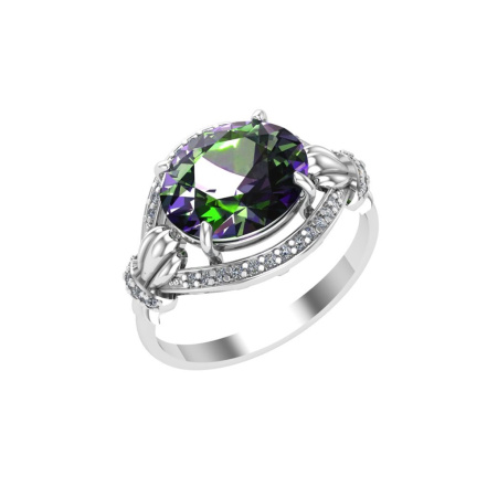 Кольцо из Серебра 925 Приволжский ювелир арт. 211257-FA11GH36, Родирование.