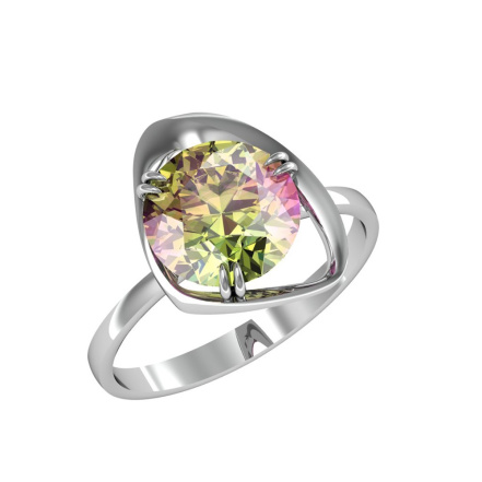 Кольцо из Серебра 925 Приволжский ювелир арт. 211268-GH5, Родирование.