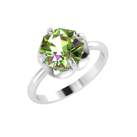 Кольцо из Серебра 925 Приволжский ювелир арт. 211274-GH5, Родирование.