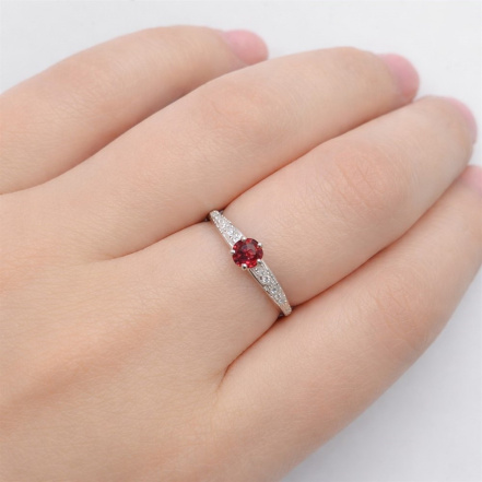 Кольцо из Серебра 925 Приволжский ювелир арт. 211304-FA11GR26, Родирование.