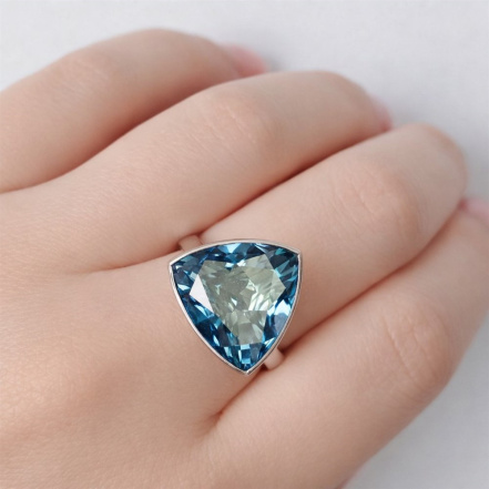 Кольцо из Серебра 925 Приволжский ювелир арт. 211340-GH55, Родирование.