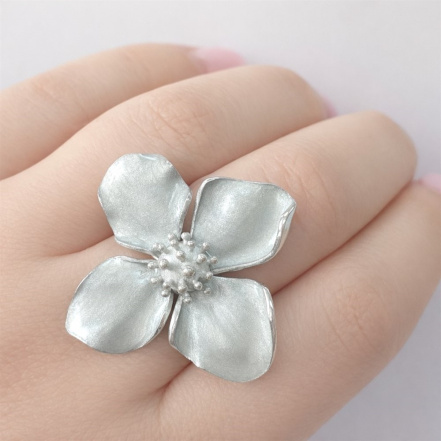 Кольцо из Серебра 925 Приволжский ювелир арт. 211507, Родирование.