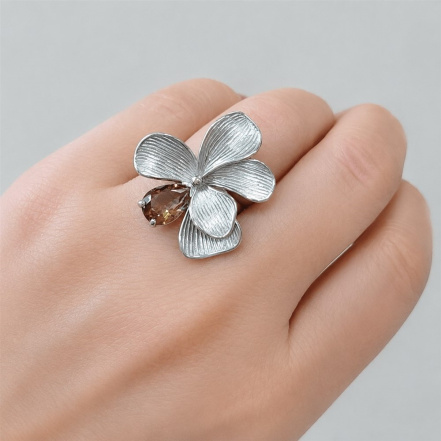 Кольцо из Серебра 925 Приволжский ювелир арт. 211540-ST58, Родирование.