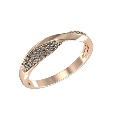 Кольцо из Серебра 925 Приволжский ювелир арт. 212028-FA11, Золочение в два слоя.