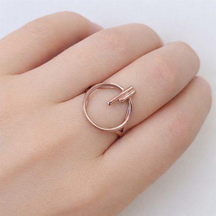 Кольцо из Серебра 925 Приволжский ювелир арт. 21N103, KLIAR розовый.